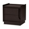 Baxton Studio Larsine Modern Brown Finished 2-Drawer Nightstand 148-8261 - alternate 1